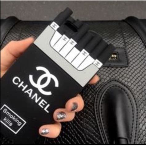 cheap chanel iphone case|iphone case chanel smoking kills.